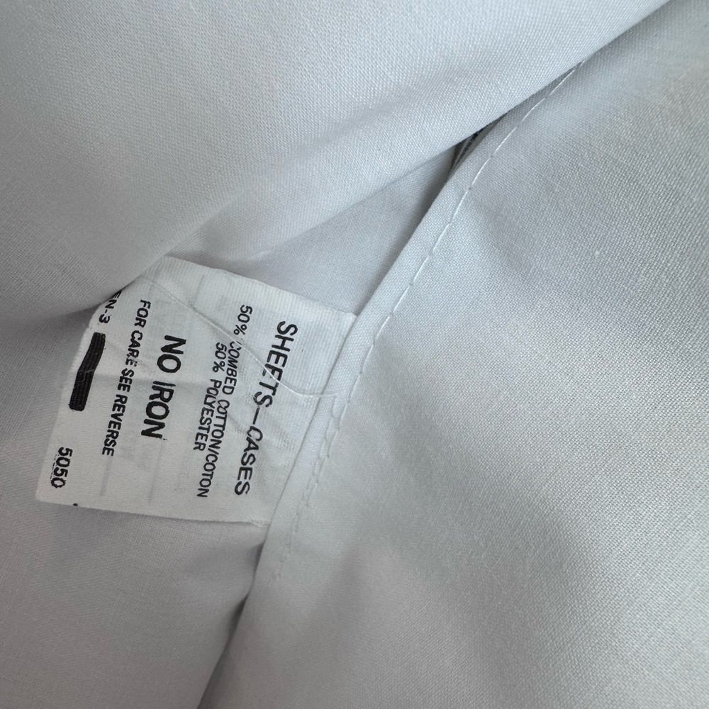 1980s Lily Art Deco King Set Pillowcases Euro Shams - Picture 8 of 9